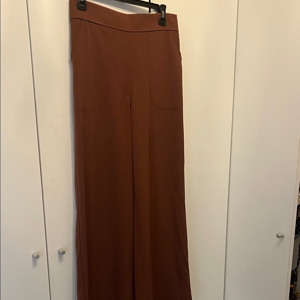 Max Studio Rich Brown Wide Leg Pants nwt m